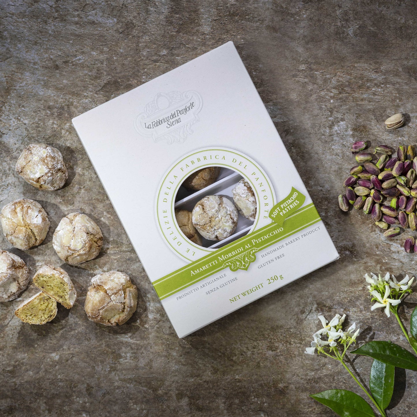 AMARETTI MORBIDI AL PISTACCHIO