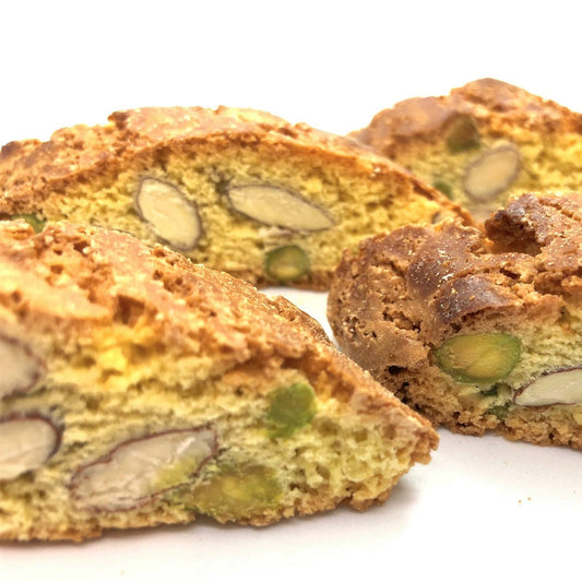CANTUCCINI ALLE MANDORLE E PISTACCHI