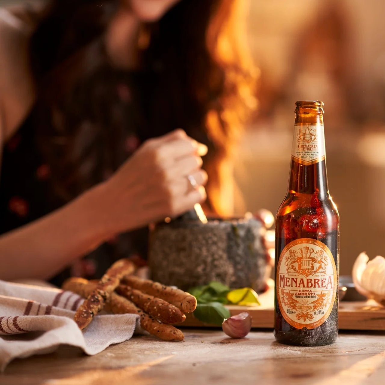 CERVEJA MENABREA LA 150º AMBRATA