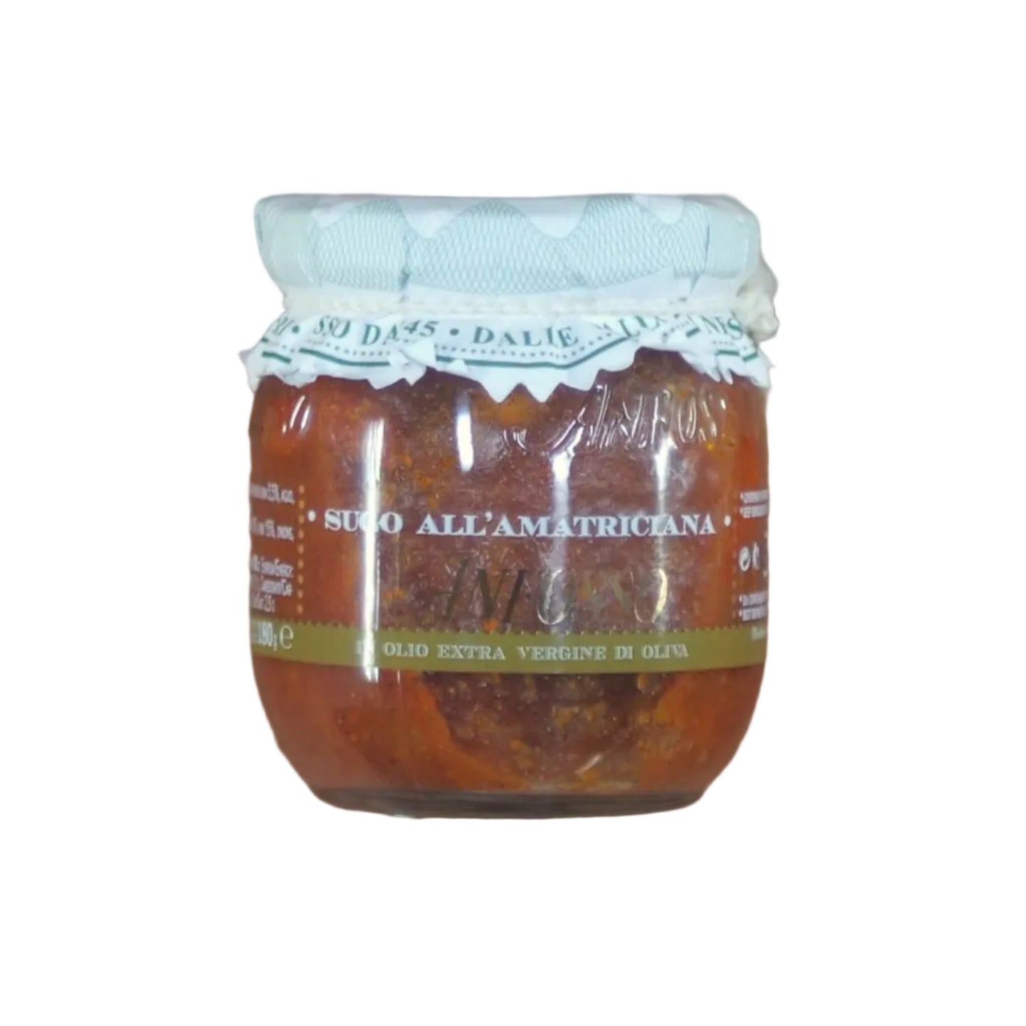 SUGO ALL'AMATRICIANA  IN OLIO EXTRAVERGINE DI OLIVA