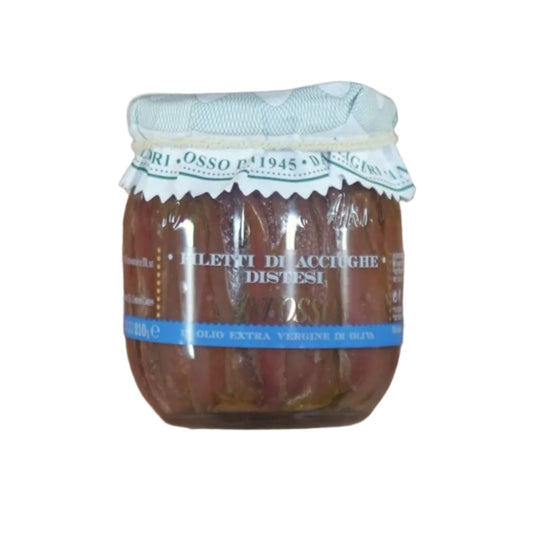 FILETTI DI ACCIUGHE IN OLIO EXTRAVERGINE ANFOSSO