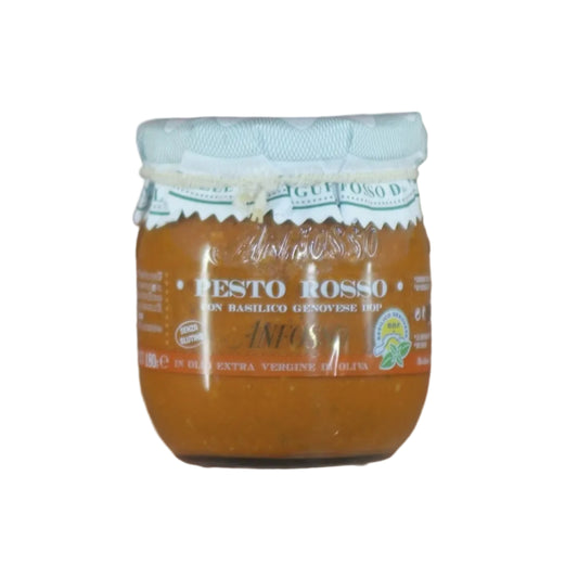PESTO ROSSO CON BASILICO GENOVESE DOP ANFOSSO