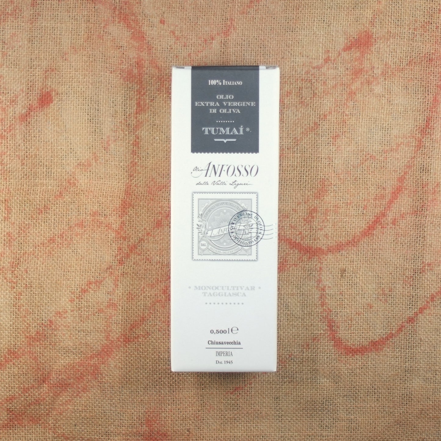 AZEITE EXTRAVIRGEM 100% ITALIANO TUMAÌ MONOCULTIVAR TAGGIASCA (CAIXA)