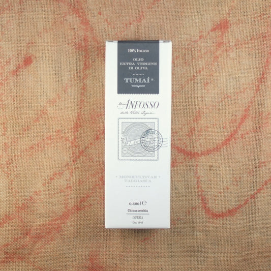 AZEITE EXTRAVIRGEM 100% ITALIANO TUMAÌ MONOCULTIVAR TAGGIASCA (CAIXA)