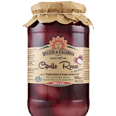CIPOLLA ROSSA DI CALABRIA INTERA IN AGRODOLCE